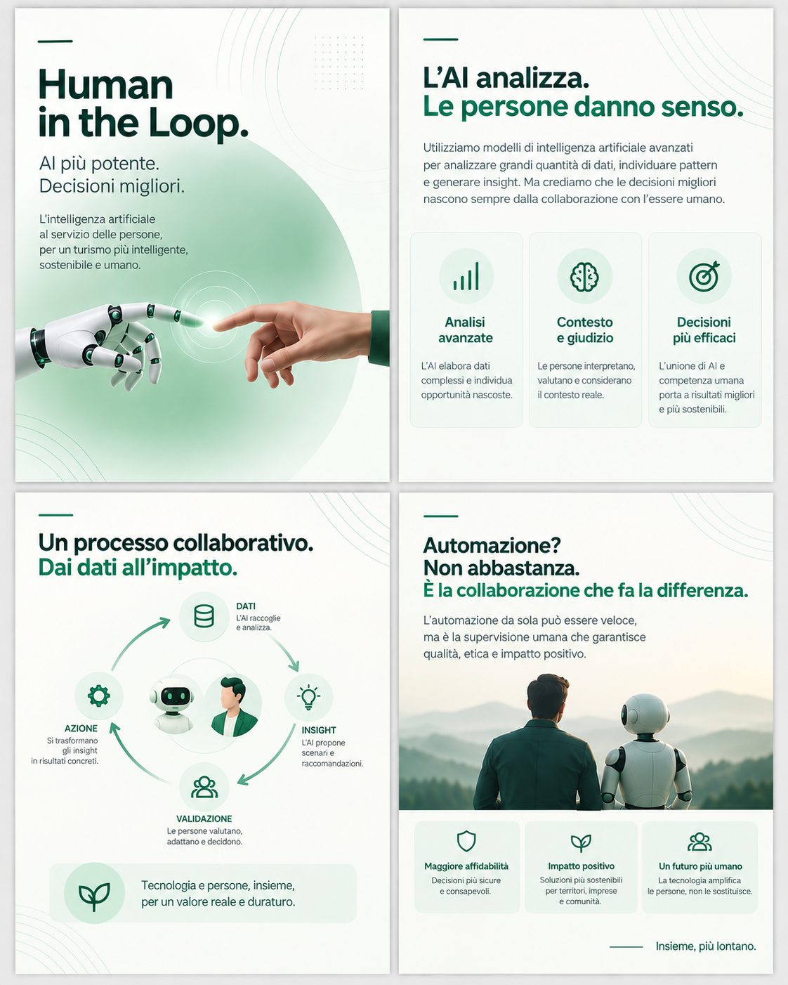 Human in the loop: l'AI analizza, le persone danno senso